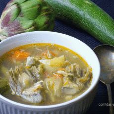 Przepis na Menestra - jesienna zupa jarzynowa ze świeżych warzyw