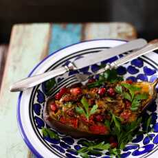 Przepis na BAKŁAŻAN NADZIEWANY - STUFFED EGGPLANT