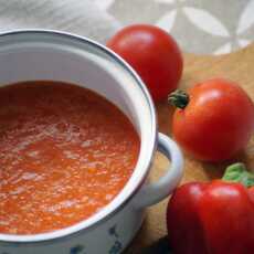Przepis na Zupa krem z pomidorów i papryki