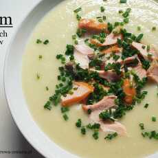 Przepis na Jesienny krem z białych warzyw z wędzoną rybą, czyli dlaczego warto jeść zupy