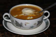 Przepis na Zupa dyniowa krem z kluseczkami serowymi