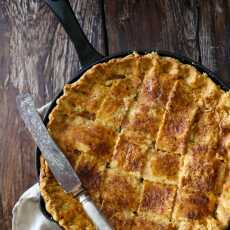 Przepis na SZARLOTKA JABŁKOWA Z PALONYM MASŁEM - BROWN BUTTER APPLE PIE