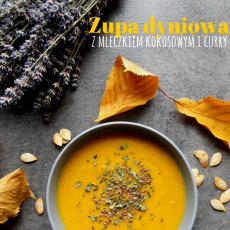 Przepis na Kremowa zupa dyniowa z mleczkiem kokosowym i curry