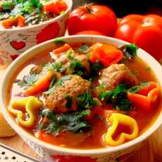 Przepis na Włoska zupa z klopsikami