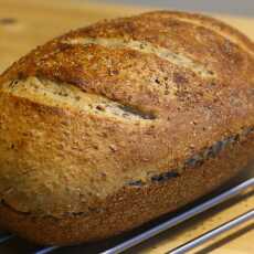 Przepis na Chleb pszenno-żytni. I mój pierwszy raz z garnkiem rzymskim :)