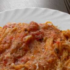Przepis na Spaghetti z sosem pomidorowym z chilli (bezglutenowe)
