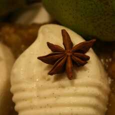 Przepis na JESIENNA PANNA COTTA NA MUSIE Z GRUSZEK