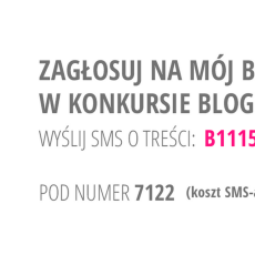 Przepis na Blog Roku 2014 - konkurs, w którym biorę udział