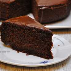 Przepis na Fantastyczne czekoladowe ciasto z polewą czekoladową