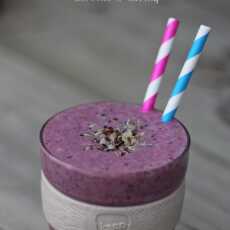 Przepis na Koktajl Quinoa & Borówka z Maliną / Quinoa Blueberry Smoothie (vegan)