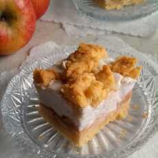 Przepis na Ciasto z jabłkami i kisielem