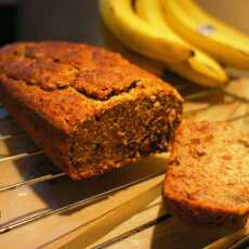 Przepis na Chlebek bananowy bez tłuszczu, bez cukru, bez glutenu i do tego wegański :)