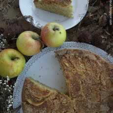 Przepis na Ciasto z jabłkami i ciasteczkami amaretti