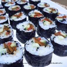 Przepis na Wegański łosoś do sushi.