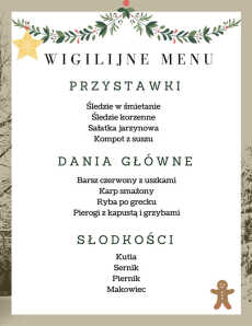 Przepis na Jak zorganizować Święta? Świąteczne gotowanie na raty. Wigilijne menu.