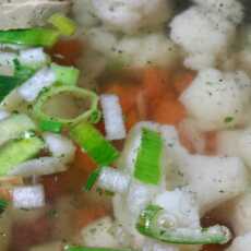 Przepis na Zupa kalafiorowa z kaszą jaglaną 