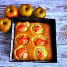 Przepis na Ucierane ciasto z jabłkami
