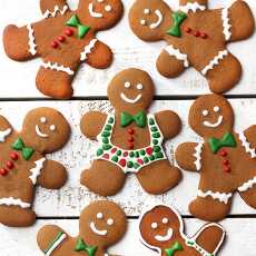 Przepis na Gingerbread Men - Piernikowe ludziki (bez glutenu)