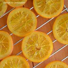 Przepis na Kandyzowane plastry pomarańczy