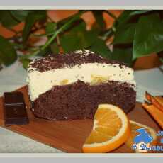Przepis na Pomarańczowe Brownie w stylu Terravita pomarańczowa 70% Dark chocolate