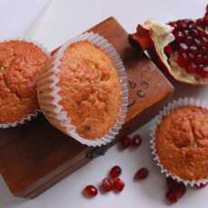 Przepis na Cytrynowe muffinki z granatem