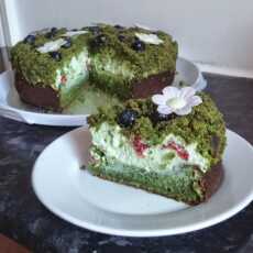 Przepis na Runo leśne czyli zielone ciasto szpinakowe