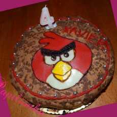 Przepis na Tort czekoladowy Angry Birds.