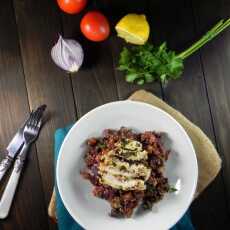 Przepis na Sałatka z quinoa (czerwoną komosą ryżową) i kurczakiem