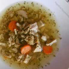 Przepis na Zupa a la flaczki zwana flaczkami z kurczaka.