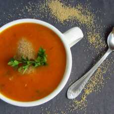 Przepis na Kremowa zupa dyniowa z amarantusem