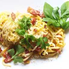 Przepis na CARBONARA - przepis z włoskiego zdarzenia