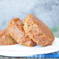 Przepis na HOMEMADE SEITAN ZAPIEKANY W SOSIE 