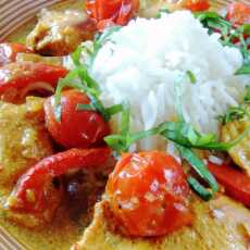 Przepis na Błyskawiczne, dietetyczne curry z kurczaka 