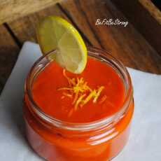 Przepis na Kisiel marchwiowo-pomarańczowy z soków jednodniowych