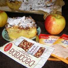Przepis na Ciasto jabłkowe z kamyczkami czekoladowymi łatwe i smaczne...