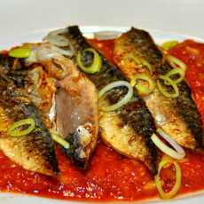 Przepis na Filety ze świeżej makreli w sosie słodko-kwaśnym (Filetti di sgombro agrodolci)