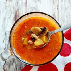Przepis na Rozgrzewająca zupa z chili