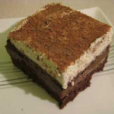 Przepis na Ciasto czekoladowe z kremem straciatella 
