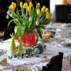 Przepis na Dekoracja stołu na Wielkanoc