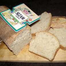 Przepis na Pszenno-grahamkowy chleb z sezamem...