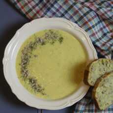 Przepis na Zupa-krem z kalafiora i pora z serem pleśniowym :)