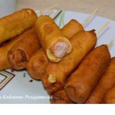 Przepis na CORN DOGI