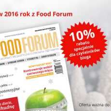 Przepis na Food Forum magazyn o zdrowym odżywianiu z rabatem dla Czytelników bloga