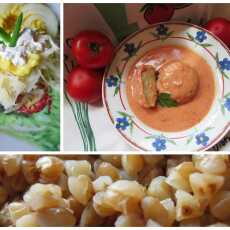 Przepis na Obiad w 30 minut: pulpety w sosie pomidorowym z kaszą i surówką z kapusty kiszonej