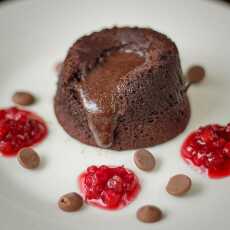 Przepis na Chocolate lava cakes.