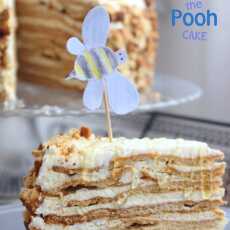 Przepis na Winnie the Pooh – puchatkowe ciasto miodowe z kremem śmietankowym