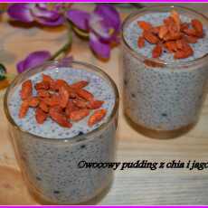 Przepis na Owocowy pudding z chia i jagodami goji