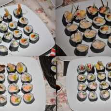 Przepis na Sushi dla początkujących, moje pierwsze :)