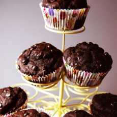 Przepis na Kakaowe muffiny bez tłuszczu