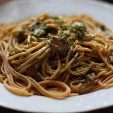 Przepis na Spaghetti w sosie serowym z oscypka